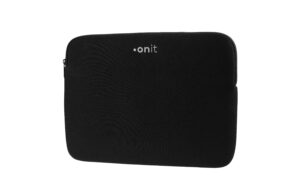 onit Notebook Sleeve schwarz 15.6-17.3 neopren, 44.5x32x3cm, 240g