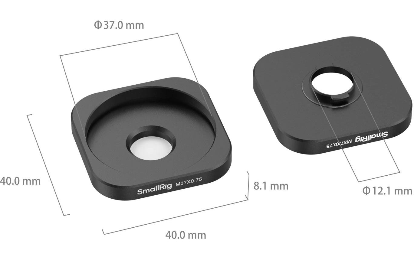 1735937_2 - Mediatech SmallRig Adapter T-mount to 37mm Threaded Lens Adapter Ring