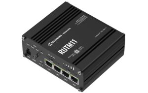 Teltonika LTE&WiFi-5 Industrierouter RUTM11 Cat.6 LTE, 4GE, 300/876Mbps, VPN