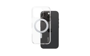 CARE Backcover Feature Kickstand Silver iPhone 16 Pro, mit MagSafe