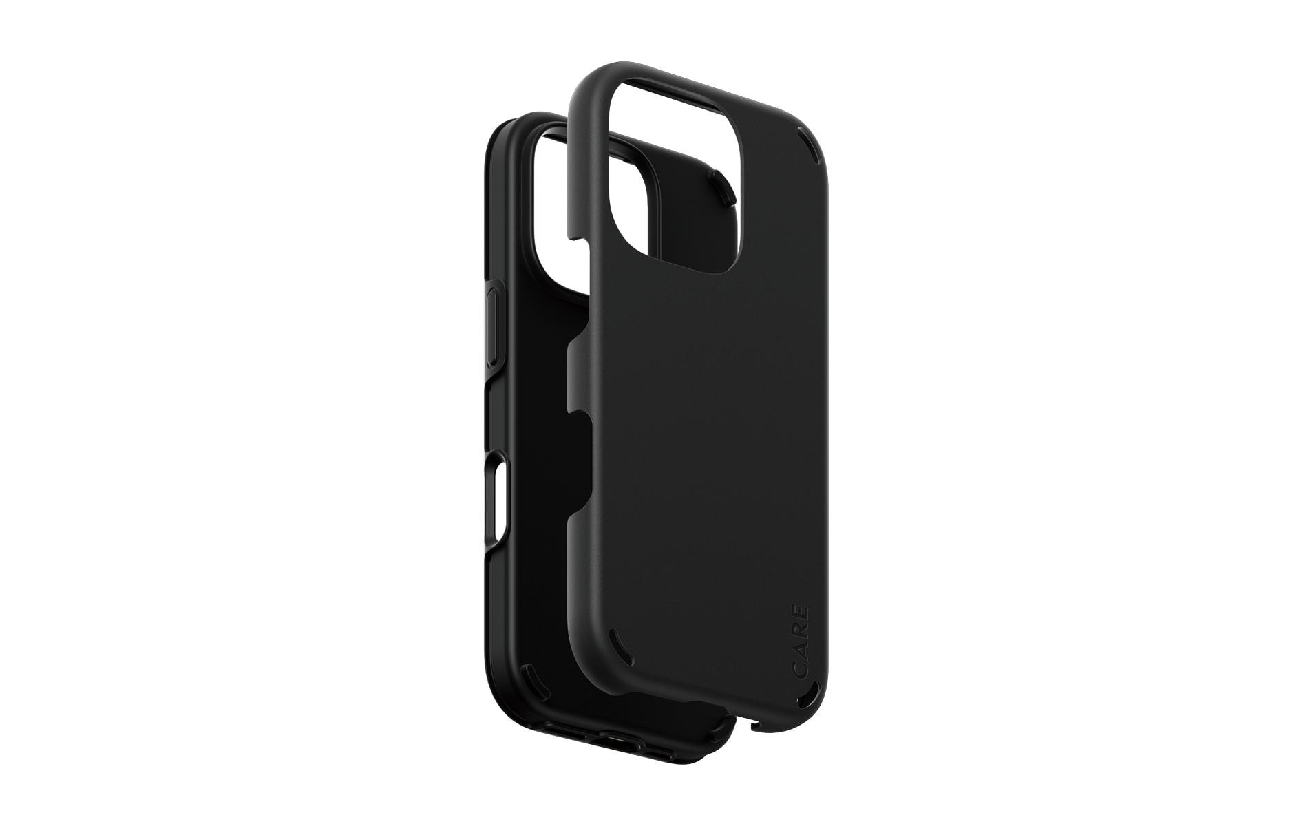 CARE Backcover Feature Double Defe Black fürs iPhone 16 Pro