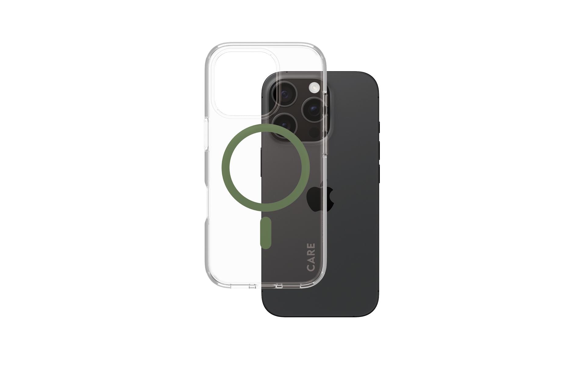 CARE Backcover Flagship Green fürs iPhone 16 Pro, mit MagSafe