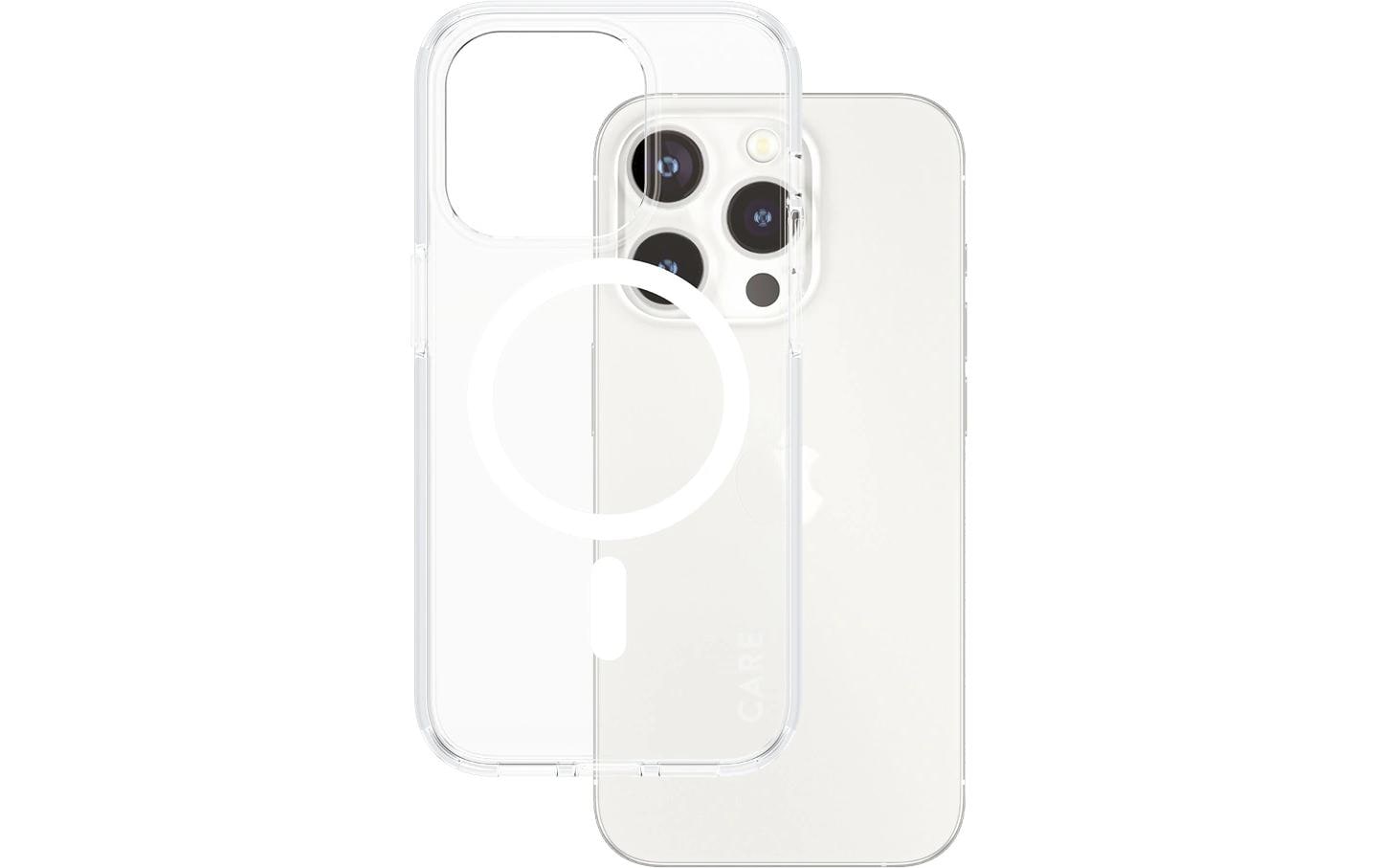 CARE Backcover Flagship White fürs iPhone 15 Pro, mit MagSafe