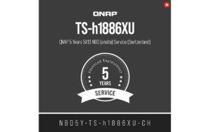 QNAP 5 Jahre 5X13 NBD (onsite) Service (CH) NBD5Y-TS-h1886XU-CH, Electronic copy