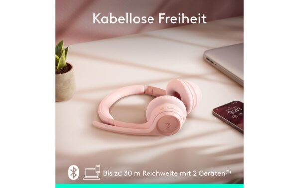 1737537_2 - Mediatech Logitech Headset Zone 300 rose