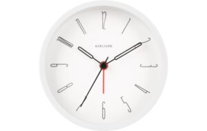 KARLSSON Wecker Belle Numbers 11x5cm, exkl. 1xAA, White kaufen Schweiz | Mediatech.ch