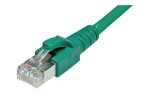 Dätwyler Patchkabel: S/FTP, 0.2m, grün Cat.6A, AWG26, 10Gbps, 500MHz