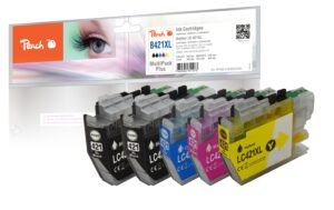 1741257 - Mediatech Peach Tinte Brother LC-421XL MP Plus 2x15 ml, 3x10ml, 5x500 Seiten kaufen Schweiz | Mediatech.ch