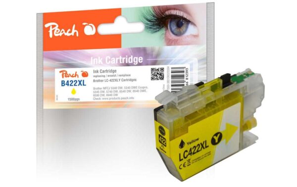 Peach Tinte Brother LC-422XL Yellow 1500 Seiten kaufen Schweiz | Mediatech.ch