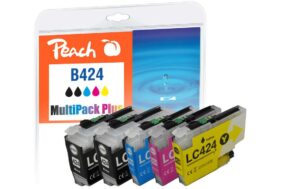 1741275 - Mediatech Peach Tinte Brother LC-424 MP Plus 2x18, 3x10ml, 5x750 Seiten kaufen Schweiz | Mediatech.ch