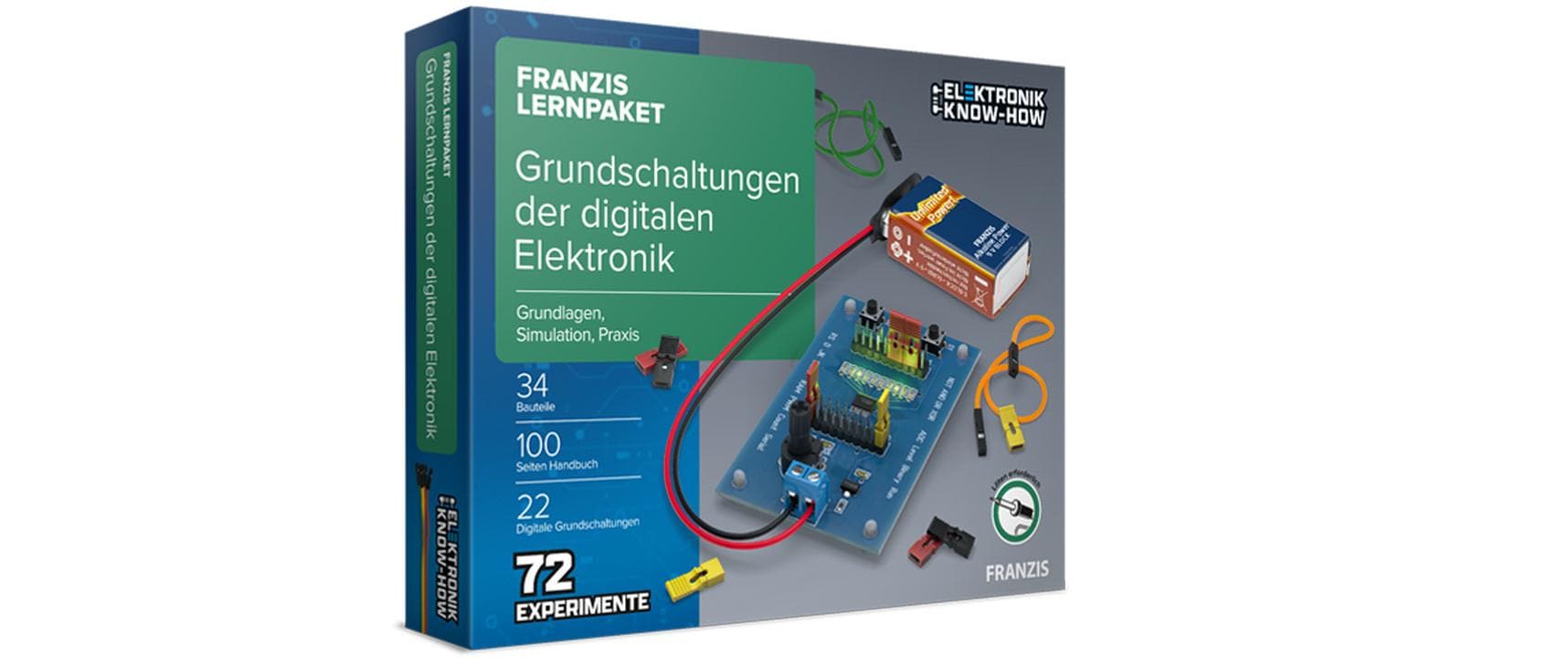 Franzis Lernpaket Digitale Elektronik Grundschaltungen der dig. Elektronik