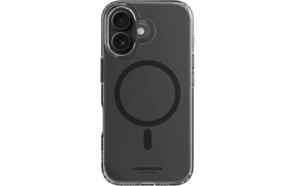 1743367 - Mediatech Vonmählen Transparent Case Black iPhone 16 Plus