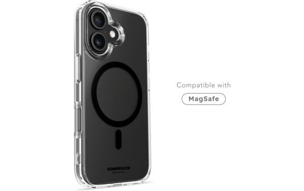 1743367_1 - Mediatech Vonmählen Transparent Case Black iPhone 16 Plus