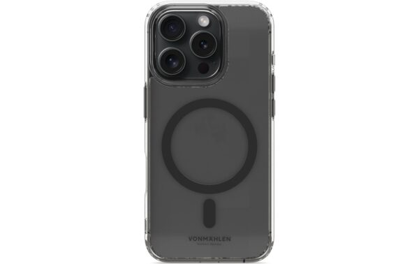 1743369 - Mediatech Vonmählen Transparent Case Black iPhone 16 Pro Max
