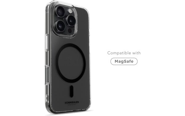1743369_1 - Mediatech Vonmählen Transparent Case Black iPhone 16 Pro Max