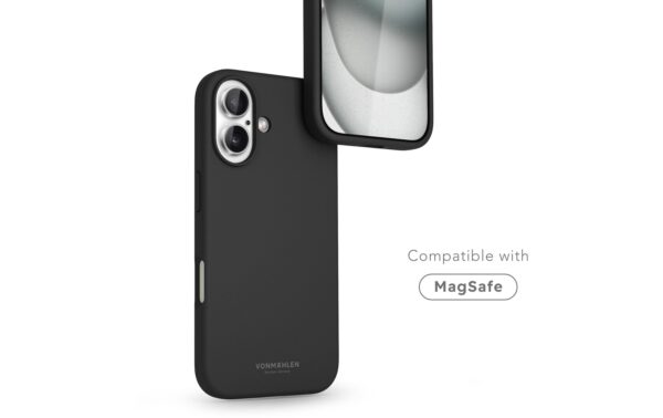 1743375_1 - Mediatech Vonmählen Soft Silicone Case Black iPhone 16 Plus