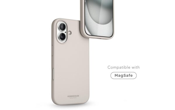 Vonmählen Soft Silicone Case Cream iPhone 16 Plus