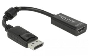Monitoradapter DP zu HDMI-Buchse DP Stecker zu HDMI-Buchse, passiv