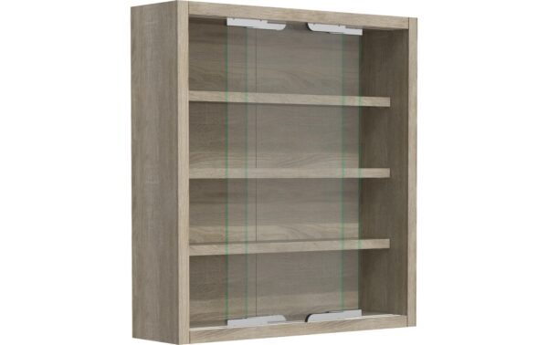 VCM Wandvitrine Agisa S Sonoma-Eiche