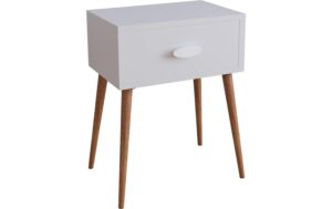 VCM Beistelltisch Singol L Weiss