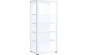 VCM Standvitrine Glasol III Weiss kaufen Schweiz | Mediatech.ch