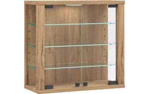 VCM Wandvitrine Vitrosa S Honig-Eiche