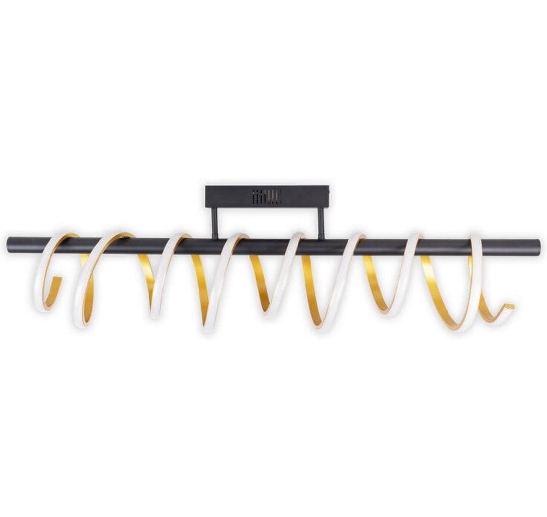 Näve Belleza Deckenleuchte schwarz/gold LED-Modul, 32W, IP20 kaufen Schweiz | Mediatech.ch
