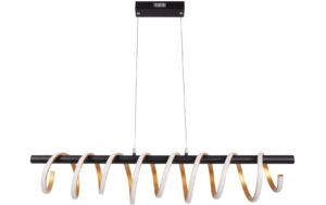 Näve Belleza Pendelleuchte schwarz/gold LED-Modul, 32W, IP20 kaufen Schweiz | Mediatech.ch
