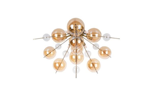 Näve Explosion Deckenleuchte gold/klar 28W, G9, IP20