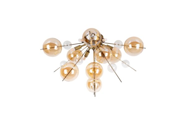 Näve Explosion Deckenleuchte gold/klar 28W, G9, IP20