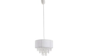 1745035 - Mediatech Näve Kristallo Pendelleuchte weiss E27, 40W, IP20 kaufen Schweiz | Mediatech.ch