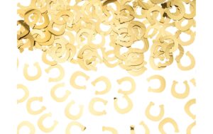 Partydeco Konfetti Hufeisen gold, 15g