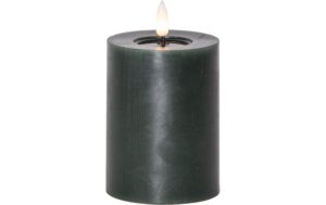 Star Trading LED Pillar Kerze Flamme Flow Indoor, Grün, 12.5cm Höhe, Timerfunktion kaufen Schweiz | Mediatech.ch