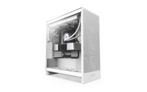 NZXT H7 Flow Weiss 2x3.5, 4x 2.5, 2x USB3.2 T-A, 1x USB3.2 T-