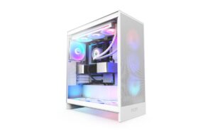 NZXT H7 Flow RGB Weiss 2x3.5, 4x 2.5, 2x USB3.2 T-A, 1x USB3.2 T-