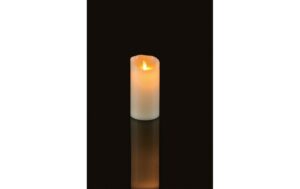 STT Magic Candle M, ivory 1LED ww, 9 x 18cm