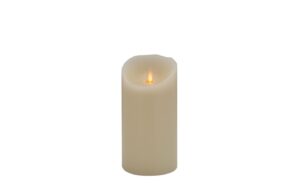 STT Magic Candle outdoor M 1LED ww, 9 x 18cm, ivory