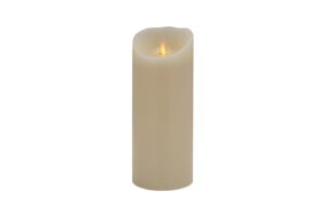STT Magic Candle outdoor L 1LED ww, 9 x 23cm, ivory