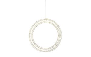 STT Angel Wreath Argento 1200LED ww, D60x7cm, silver