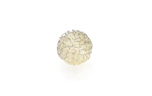 STT Leonis metal ball 25 60LED ww, D25cm, silver