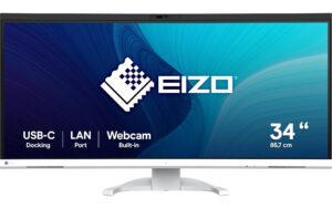 FlexScan EV3450XC WT, 34, white 3440 x 1440, 21:9 Ultrawide, Curved Display