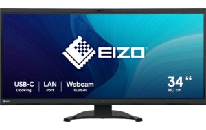 FlexScan EV3450XC BK, 34 Black 3440 x 1440, 21:9 Ultrawide, Curved Display