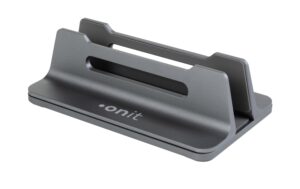 onit Notebook-Ständer VERTICAL breitenverstellbar, grau kaufen Schweiz | Mediatech.ch