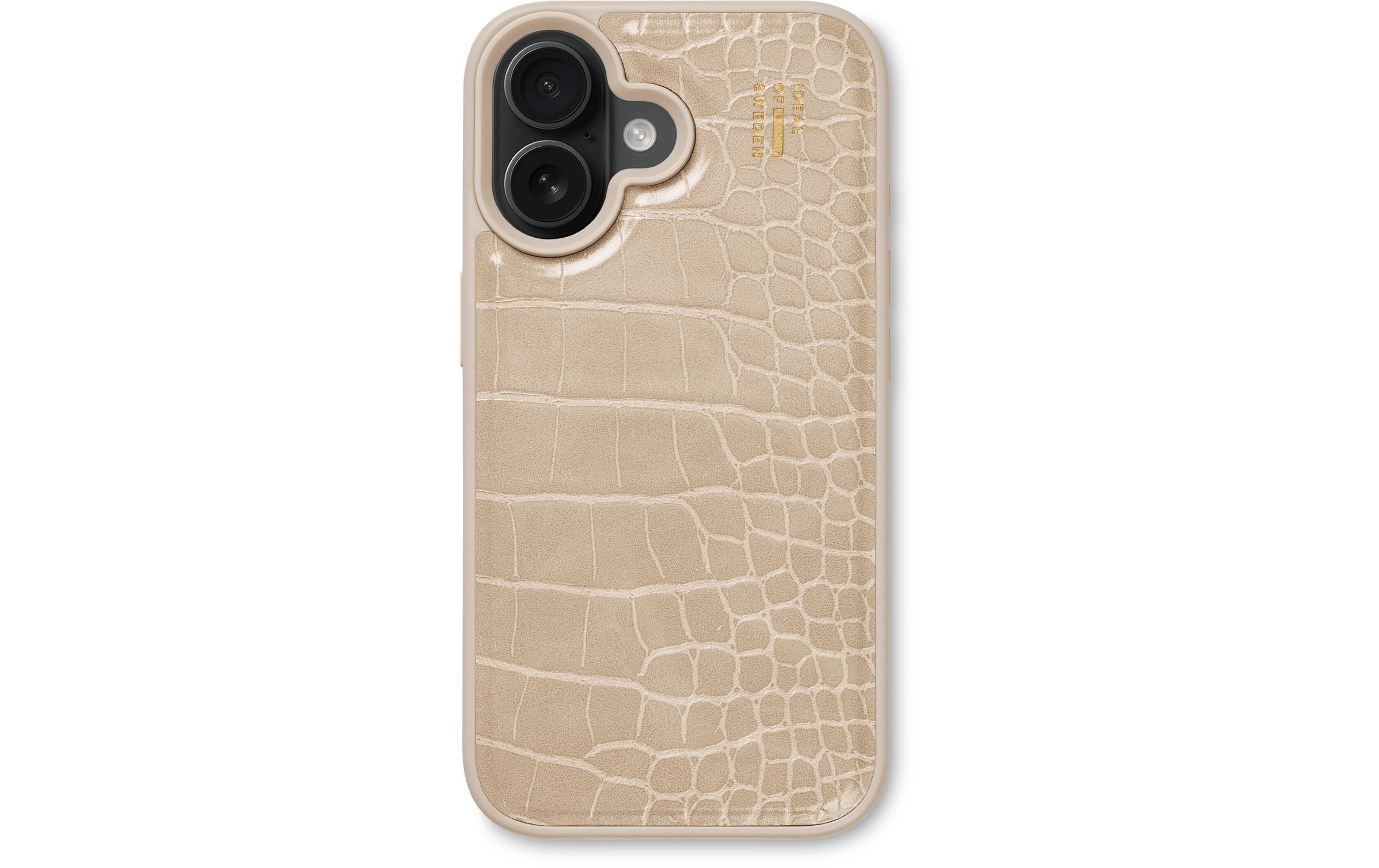 1746586 - Mediatech Ideal Cover VeganLeather Beige iPhone 16 kaufen Schweiz | Mediatech.ch