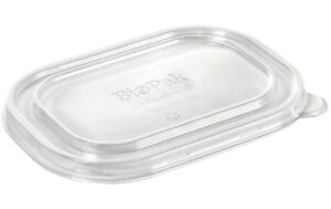 Biopak Brick Deckel Medium 500-1000 ml für 500-1000ml, transparent, 50 Stk.