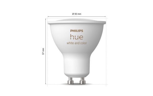 Philips Hue White & Col. Amb. GU10 Einzelpack 350lm
