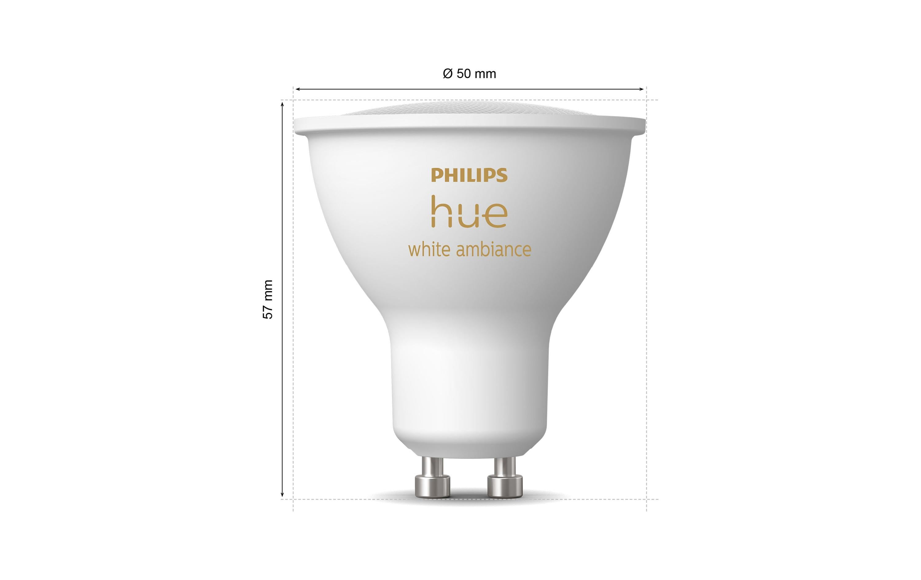 1748462_2 - Mediatech Philips Hue White Ambiance GU10 Einzelpack 230lm