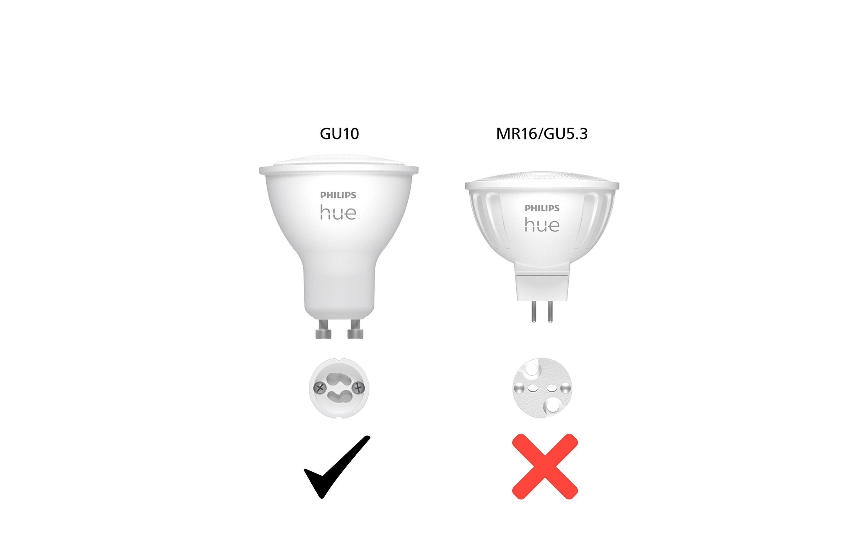 1748462_4 - Mediatech Philips Hue White Ambiance GU10 Einzelpack 230lm