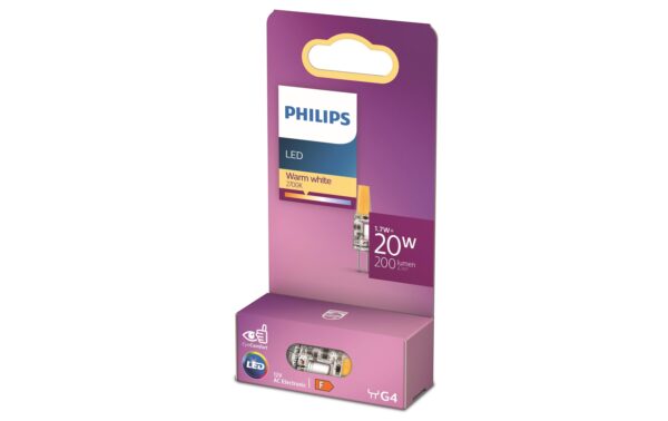 1748476_1 - Mediatech Philips LED Lampe 1.8W (20W) G4, G4, 205lm, 2700K, matt