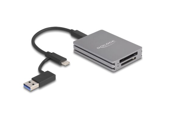 Delock USB-C Card Reader für SD & CFexpress Typ B Speicherkarte